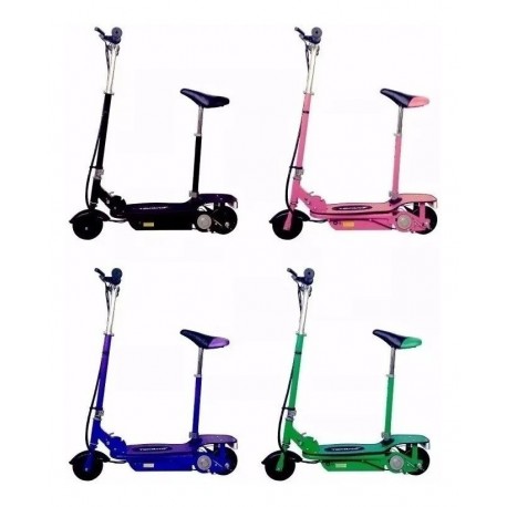 Patineta Scooter Eléctrica Monopatín Teksilver Silla Niños (Entrega Inmediata)
