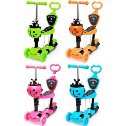 Patineta Scooter Monopatín 5 En 1 Luces Niños Triciclo (Entrega Inmediata)