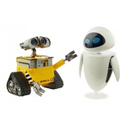 Wall-e Y Eve 10cm Fuguras Coleccionables Pixar Mattel Glx86 (Entrega Inmediata)