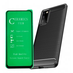 Funda Estuche Forro + Vidrio Cerámico Samsung Note 20 (Entrega Inmediata)