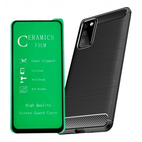 Funda Estuche Forro + Vidrio Cerámico Samsung Note 20 (Entrega Inmediata)
