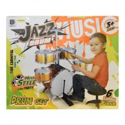 Set Bateria Gra Musical 5 Tambores Música Niños Jazz 661-883 (Entrega Inmediata)
