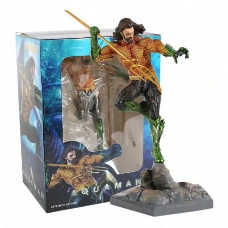 Figura Aquaman Super Héroes Estatuilla (Entrega Inmediata)
