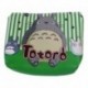 Mi Vecino Totoro Monedero Verde Con Cremallera (Entrega Inmediata)