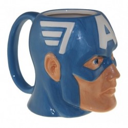 Mug Capitan America Avengers Taza 17 Oz 12 Cm (Entrega Inmediata)