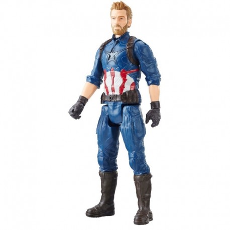 Titan Hero Figura Captain America 12 Pulgadas (Entrega Inmediata)