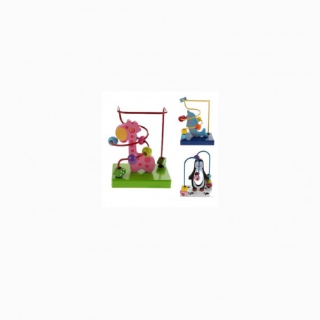 Juego Laberinto Animales De Madera Didáctico Niños Kabi-0009 (Entrega Inmediata)