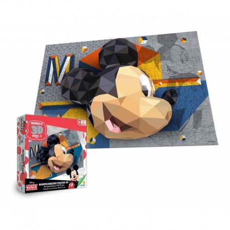 Rompecabezas Mickey Mouse Poster 3d Disney Original (Entrega Inmediata)