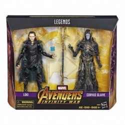 Marvel Legends Infinity War Loki Corvus Glaive Hasbro Pack