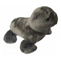 Foca En Peluche Gris 30 X 22 Cm (Entrega Inmediata)