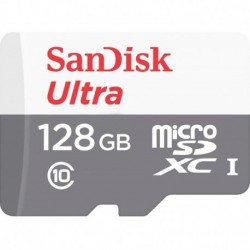 Memoria Micro Sd Sandisk Ultra 128gb Clase 10 80mbs (Entrega Inmediata)