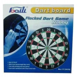 Tablero De Dardos Fino 8107 Baili 30 X 30 Cm 4 Dardos (Entrega Inmediata)