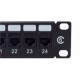 Patch Panel Cat 6 De 24 Puertos 1u Powest (Entrega Inmediata)