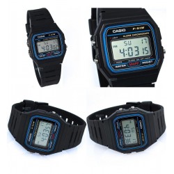 Reloj Casio F-91w Cronometro Alarma Calendario 100% Original (Entrega Inmediata)