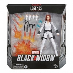 Marvel Legends Black Widow White Costume Figura Hasbro Nueva (Entrega Inmediata)