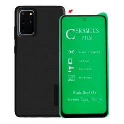 Funda Estuche Antichoque + Vidrio Cerámico Samsung S20 Plus (Entrega Inmediata)