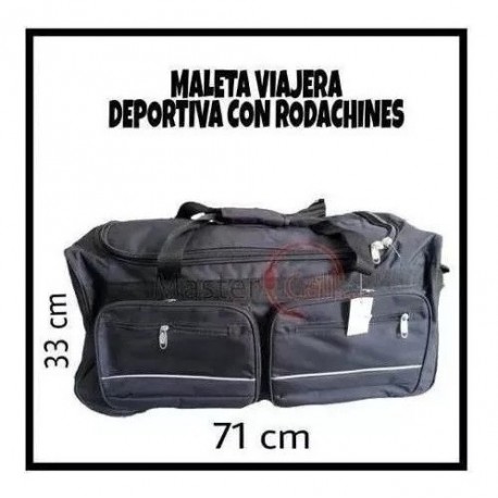 Maleta Equipaje Deportiva Viaje Ruedas (Entrega Inmediata)