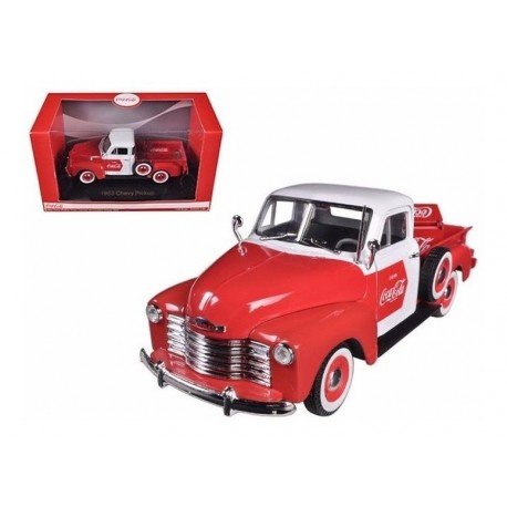 Coca-cola 1953 Chevy Pickup Truck Cooler Diecast Escala 1:32 (Entrega Inmediata)