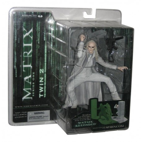 The Matrix Reloaded Serie 1 Scene Twin 2 Figura Mcfarlane (Entrega Inmediata)