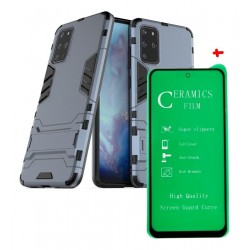 Funda Estuche Armadura + Vidrio Cerámico Samsung S20 Plus (Entrega Inmediata)