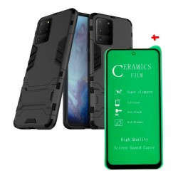 Funda Estuche Antichoque + Vidrio Cerámico Samsung S20 Ultra (Entrega Inmediata)