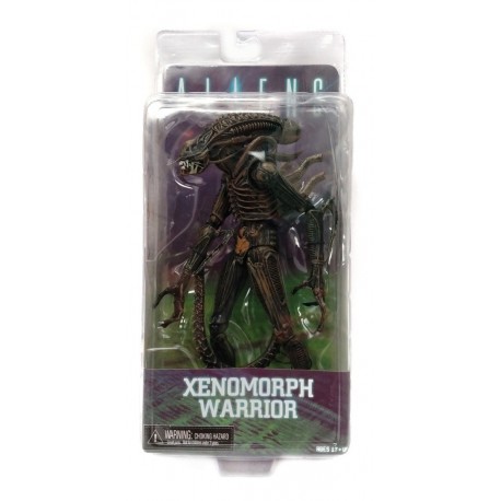 Aliens Brown Xenomorph Warrior Figura En Blíster (Entrega Inmediata)
