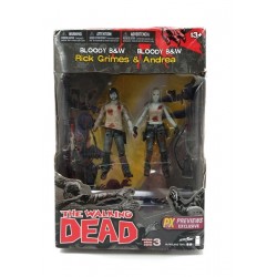 The Walking Dead Comic Rick Grimes & Andrea Figura Mcfarlane (Entrega Inmediata)