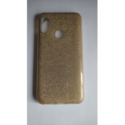 Case Escarchado Protector Silicona Xiaomi A2 Lite Dorado (Entrega Inmediata)
