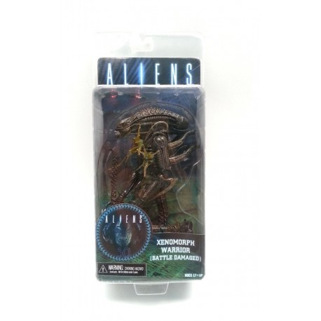 Aliens Brown Xenomorph Warrior Battle Damaged Figura Blister (Entrega Inmediata)
