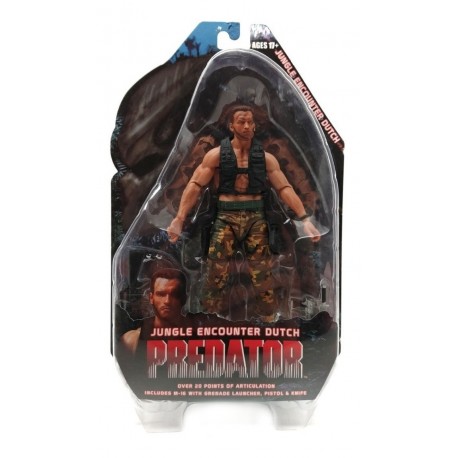 Predator Jungle Encounter Dutch Figura En Blíster (Entrega Inmediata)