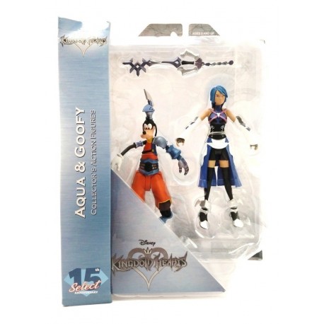Disney Kingdom Hearts Aqua Goofy Figura Diamond Select (Entrega Inmediata)