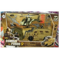 Set De Vehículos Militares Combat Force 9 (Entrega Inmediata)