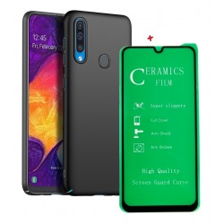 Funda Estuche De Lujo + Vidrio Cerámico Full Samsung A20s (Entrega Inmediata)