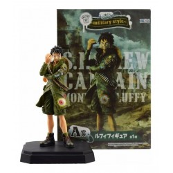 One Piece Monkey D Luffy Military Style Figura En Caja (Entrega Inmediata)