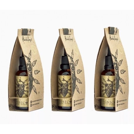Tónico Barba Larga 30ml Kitx3 Para Bar (Entrega Inmediata)