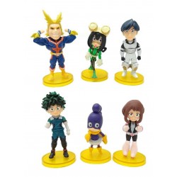 My Hero Academia Boku No Hero Colección X 6 Figuras En Caja (Entrega Inmediata)