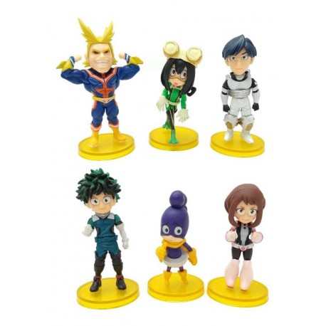 My Hero Academia Boku No Hero Colección X 6 Figuras En Caja (Entrega Inmediata)