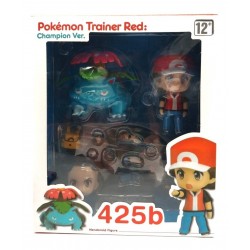 Pokémon Red & Venusaur Figura En Caja (Entrega Inmediata)