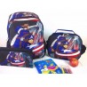 Combo Maleta + Cartuchera + Lonchera Térmica Capitán America (Entrega Inmediata)