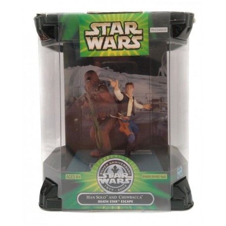 Star Wars Anniversary Han Solo & Chewbacca Figuras Hasbro (Entrega Inmediata)