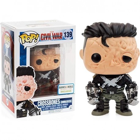 Marvel Civil War Exclusivo Crossbones Unmasked Funko Pop (Entrega Inmediata)