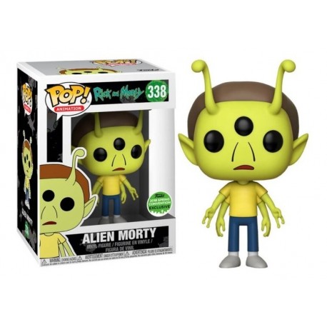 Rick And Morty Exclusivo Alien Morty Funko Pop Caja Golpeada (Entrega Inmediata)