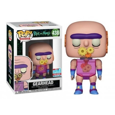 Rick And Morty Exclusivo Gearhead Funko Pop Caja Dañada (Entrega Inmediata)