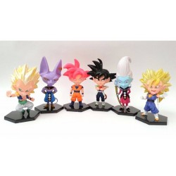 Dragon Ball Z Freezer Bills Colección X 6 Figuras En Bolsa (Entrega Inmediata)