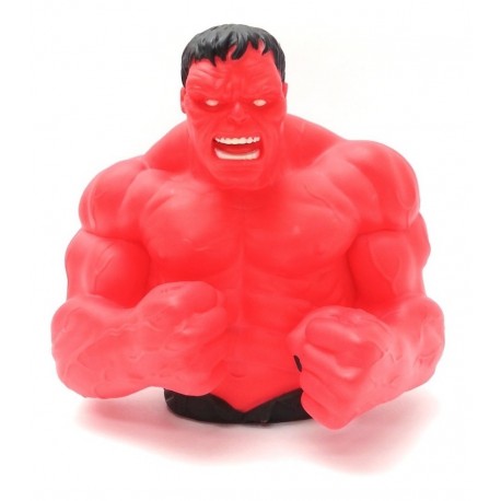 Marvel Avengers Bust Bank Alcancía Busto Red Hulk Monogram (Entrega Inmediata)