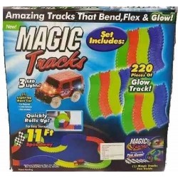 Pista De Carros Flexible Magic Tracks Car 220 Piezas (Entrega Inmediata)