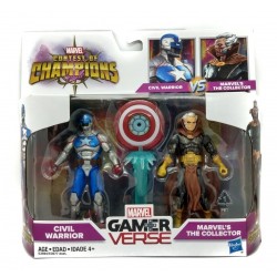 Marvel Gamerverse Civil Warrior Vs Collector Figuras Hasbro (Entrega Inmediata)