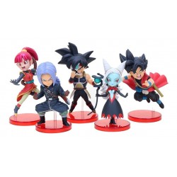Wcf Dragon Ball Super Heroes Colección X 5 Figuras En Caja (Entrega Inmediata)