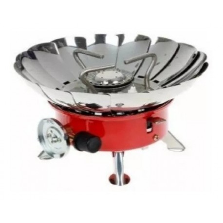 Estufa Hornilla Camping + 4 Latas Gas Butano (Entrega Inmediata)