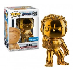 Avengers Endgame Hulk Cromado Naranja Funko Pop Caja Golpead (Entrega Inmediata)